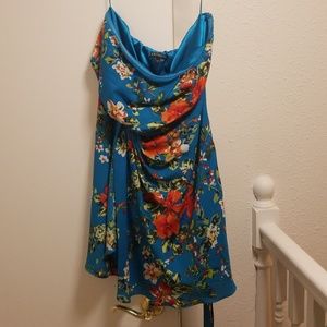 Express strapless dress - knee length